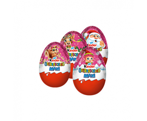 Шоколадово яйце Киндер Макси 100г Розово Шоколадово яйце Киндер Макси 100г Розово