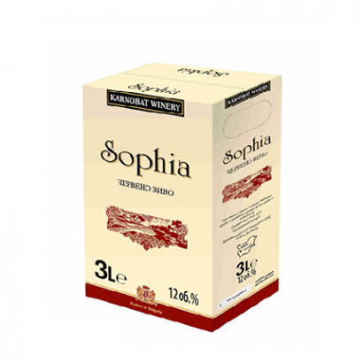 Вино София Карнобат 3л Червено