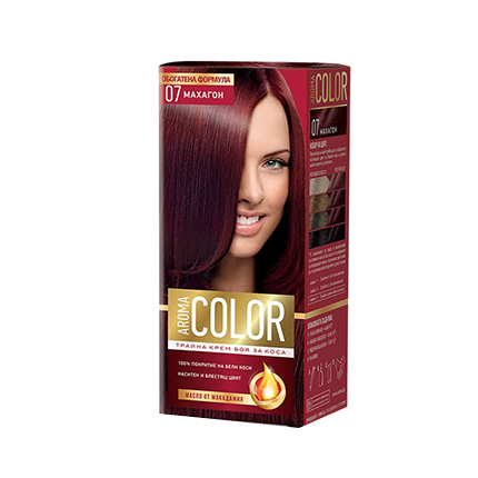 Боя за коса Арома Колор 07 Махагон