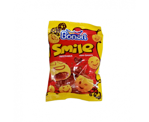 Бисквити усмивки 30г С шоко пълнеж Бисквити усмивки 30г С шоко пълнеж