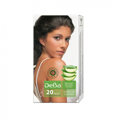 Депилиращи ленти Дева 20бр За лице с екстракт от алое